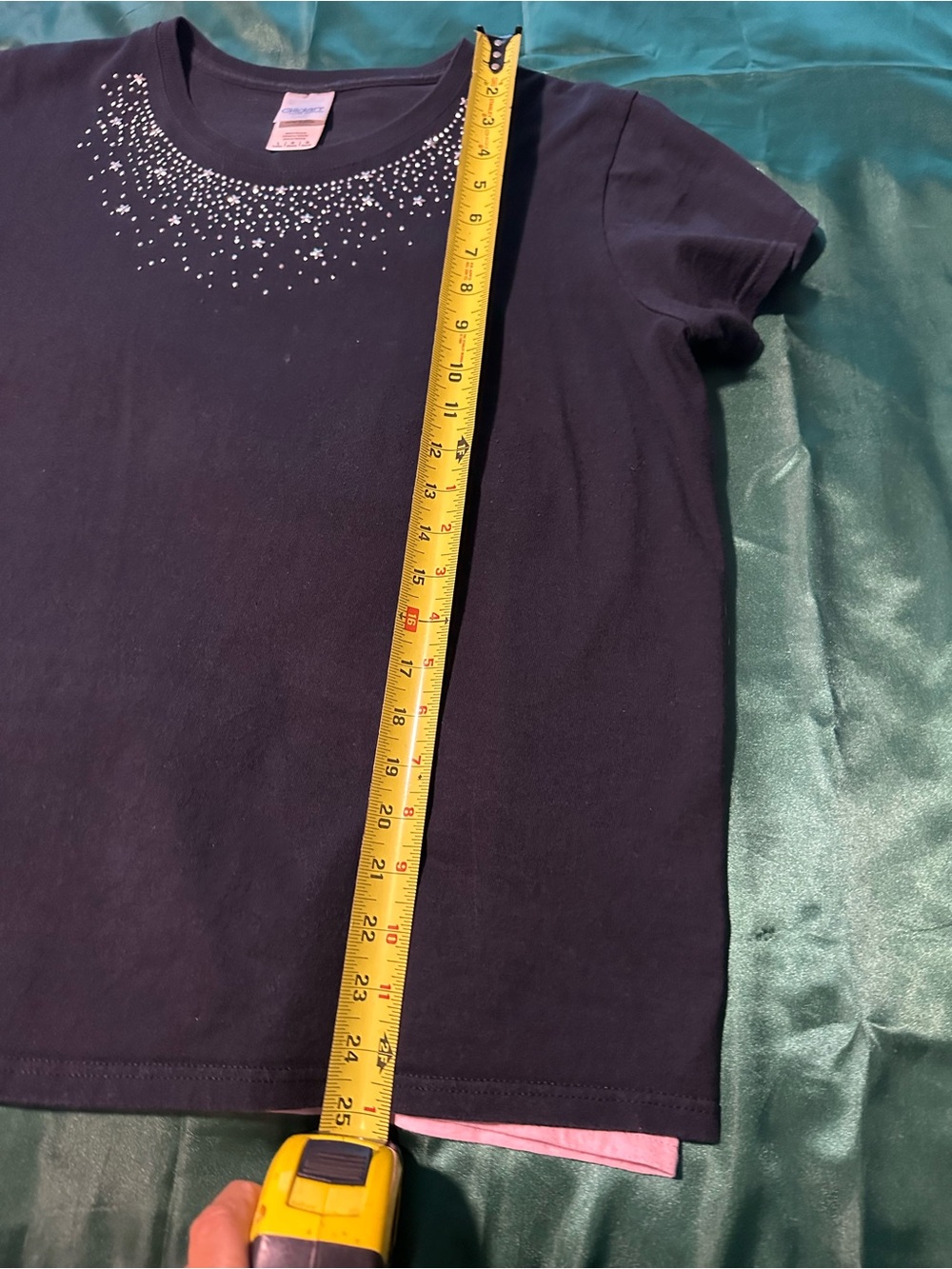 Set of 2 Bling Ladies T-Shirts Sz L - Picture 9 of 9